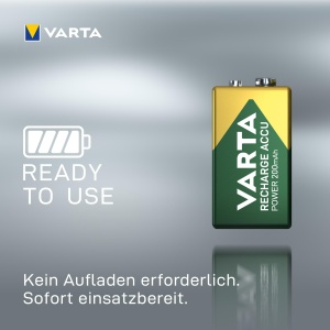 Baterie reincarcabila 9V VARTA Ready2Use 200mAh, fara efect de memorie, 1 buc. - Img 7