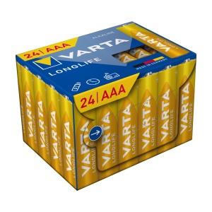 Baterii AAA VARTA Longlife, 24 buc, Alkaline, 1.5V, Lunga Durata - Img 2