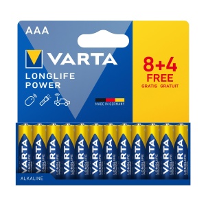Baterii AAA VARTA Longlife Power, 12 bucati, Alkaline, 1,5 V - Img 2