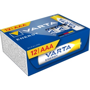 Baterii Alkaline AAA VARTA Energy, 12 bucati, 1.5V, durabilitate lunga - Img 2