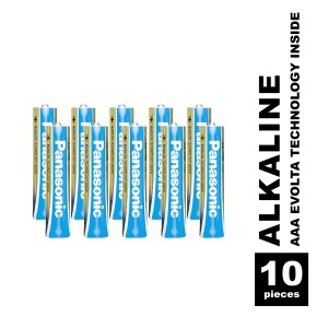 Baterii Alkaline Panasonic EVOLTA AAA Micro LR03, 10 buc, 1.5V, Ambalaj Plastic Free - Img 3