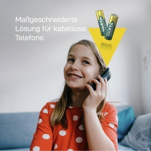 Baterii reincarcabile VARTA AAA, 800 mAh, 4 bucati, pentru telefoane fara fir - Img 5