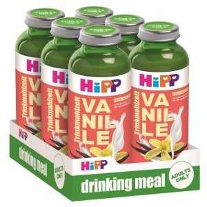 Bautura HiPP Trinkmahlzeit Vanille, 6 x 330 ml, cu Heumilch si 23 vitamine