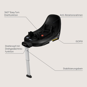 Baza ISOFIX Lionelo Moxie Plus cu suport, rotire 360, pentru scaune auto Moxie - Img 8