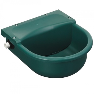 Bazin de apa pentru animale Kerbl S522, capacitate 3l, culoare verde