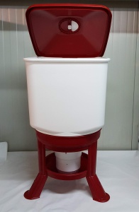 Bazin de apa pentru pasari Kerbl Geflugeltranke 50 l, plastic rezistent, curatare usoara - Img 3