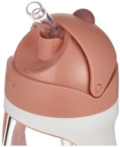 Beaba Strohhalmbecher 2 in 1 Babyflasche 300 ml Roz Manere Detasabile - Img 11