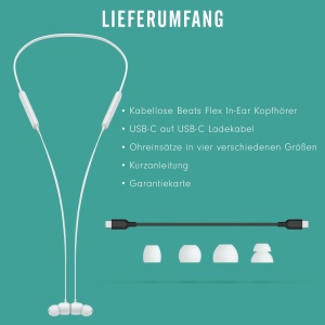 Beats Flex Casti In-Ear Bluetooth 12h Autonomie Culoare Gri - Img 5