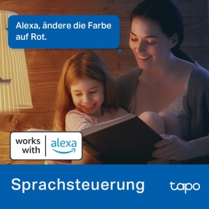 Bec inteligent Tapo E27, compatibil cu Alexa, functie reglabila multicolora, 806 lumeni, programe si automatizari, mod Away - Img 3