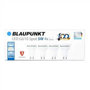 Bec LED Blaupunkt GU10 5W Lumina Naturala 4000K Pachet 4 Bucati Economie Energie - Img 4