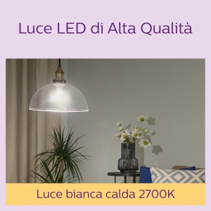 Bec LED Philips Classic E27 60W Lumina Calda Set 2 Bucati - Img 4