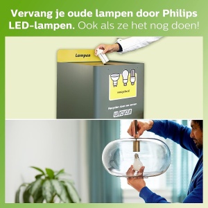 Bec LED Philips Classic E27 Filament 75W Lumina Calda Economie Energie - Img 5