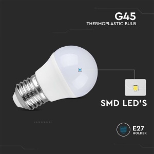 Bec LED V-TAC E27, 4.5W (echivalent 40W), 470 Lumen, 4000K - Img 2
