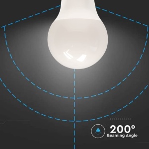 Bec LED V-TAC E27 8,5W (echivalent 60W) 806 Lumen Alb Rece - Set 3 Bucati - Img 7