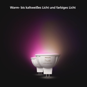 Becuri LED inteligente Philips Hue MR16 White Color Ambiance, 2 buc, lumina reglabila, 16 milioane de culori - Img 3