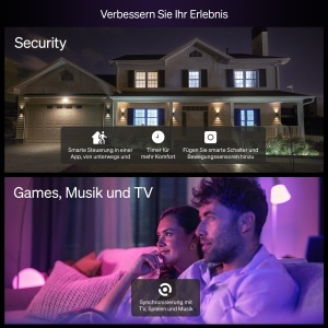 Becuri LED Smart Philips Hue Essential GU10 47W 2200K-6500K Dimabile 4 Bucati - Img 7