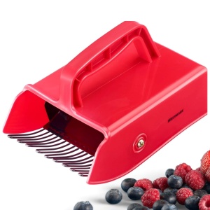 Beerenpflucker Westmark Culegator de fructe de padure, ergonomic, BPA-free, rosu