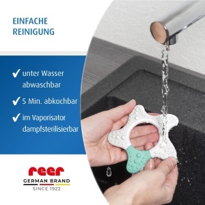 Beisser pentru bebelusi reer Massage-Beiring Stern, silicon, fara PVC si BPA - Img 6