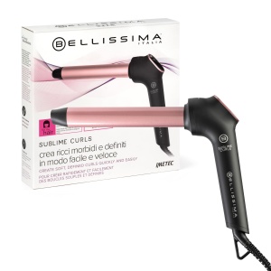 Bellissima Sublime Curls, ondulator, diametru 25 mm, afisaj, 3 temperaturi, acoperire ceramica diamantata, caldura constanta, varf anti-marca, incalzire rapida, cablu de 1,8 m - Img 1