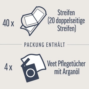 Benzi de ceara Veet Expert pentru corp si picioare, 20 dublu-benzi, pentru toate tipurile de piele - Img 5