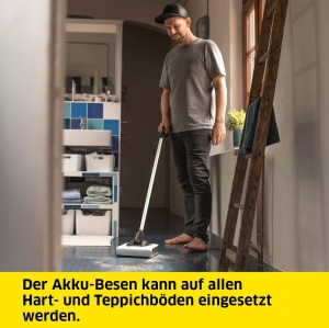 Besen electric KARCHER KB 5, acumulator 30 min, recipient 370 ml, usor - Img 3
