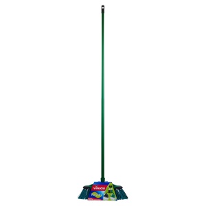 Besen pentru interior Vileda 129274, 2 in 1, verde, cu maner din otel - Img 2