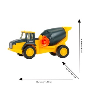 Betoniera John Deere 124 pentru copii, jucarie motorizata, 3 ani - Img 3