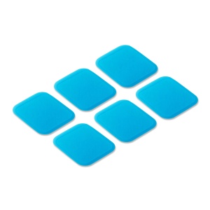 Beurer EM 50 Purchase Set Gel Pads, utilizabile cu EM 50 Menstrual Relax TENS & Heat Pad, 6 tampoane cu gel autoadezive, 50 x 56 mm - Img 1
