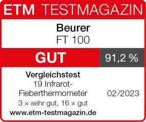 Beurer FT 100, termometru clinic fara contact cu tehnologie de masurare in infrarosu - Img 8