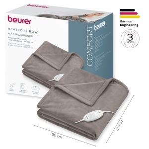 Beurer HD 75 Patura Electrica Taupe 6 Trepte de Temperatura 180x130 cm - Img 7