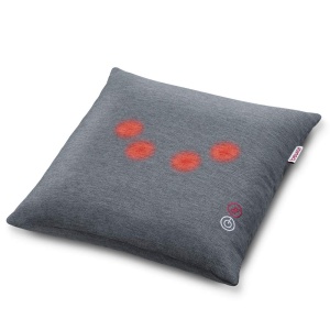 Beurer MG 135 Perna de masaj Shiatsu cu functie de caldura, 4 capete de masaj, oprire automata, husa lavabila, pentru umeri, gat, spate si picioare, 40 x 40 cm