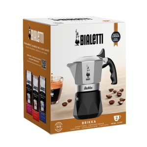 Bialetti New Brikka 2023, oala Moka, singurul aparat de cafea pe aragaz capabil sa faca un espresso bogat in crema, 2 cani, aluminiu - Img 5