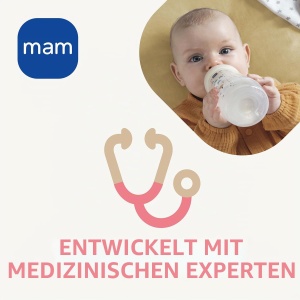Biberon MAM 330Ml cu Tetina SkinSoft pentru 4 Luni, Albastru - Img 7