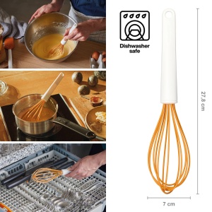 Bici Fiskars cu sarma acoperita cu silicon, lungime: 29,7 cm, plastic/silicon, portocaliu/alb, forma functionala, 1023613 - Img 2