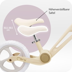 Bicicleta de echilibru NORU pentru copii, 2-5 ani, 3 kg, roti EVA 12 - Img 4