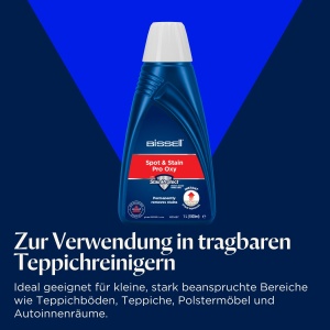 BISSELL SpotClean C5, dispozitiv de curatare a tapiteriei, curatator de covoare cu sistem cu actiune tripla, aspirator usor de spalat, aspirator umed pentru covoare, tapiterie, masina si multe altele, motor puternic de 400 W, 3861N - Img 8