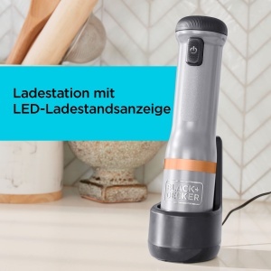 Blender BLACKDECKER BCKM1011KGF, 700ml, 5 trepte de putere, kabellos - Img 7