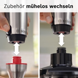 Blender Bosch ErgoMaster Serie 6 MSM6M652, 1000W, 4 lame inox, mixare intuitiva - Img 8