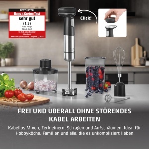 Blender CASO Click Mash, 4 in 1, 21 cm, 2000 mAh - Img 4