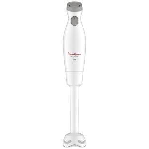 Blender de mana Moulinex Easychef DD45A1, 450 W, 2 viteze, lame Zelkrom, alb