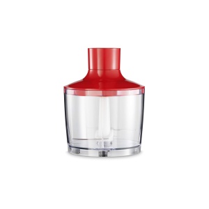 Blender de mana Ufesa BP3443, putere 600 W, functie turbo, 2 lame si picior din otel inoxidabil, design ergonomic si rezistent la stropire, inclusiv accesorii, fara BPA, culoare rosu (rosu avansat) - Img 4