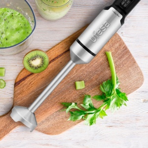 Blender de mana Ufesa Galaxy Max, putere 1200 W, 24 niveluri de viteza + TURBO, 4 lame de inalta eficienta, design ergonomic si rezistent la stropire, accesorii incluse, fara BPA - Img 5