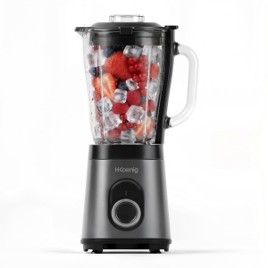 Blender H.Koenig MXK36, 1.5 l, 550 W, sticla, inox