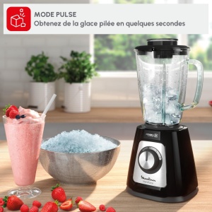 Blender Moulinex Blendforce LM430810, 1.75L, 800W, Negru - Img 5