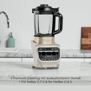 Blender Ninja Foodi HB150EUSTGD, 1.7L, 1000W, SticlaGold - Img 8