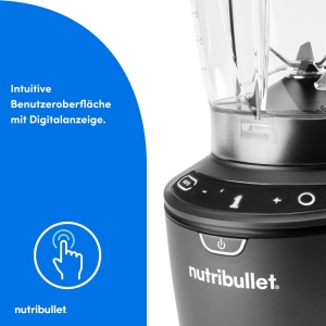 Blender Nutribullet SmartSense NBF550DG 1500W Negru 5 viteze Auto Cycle - Img 6