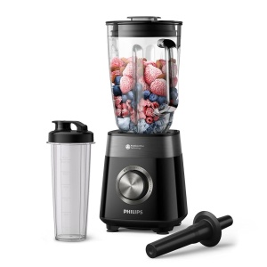 Blender Philips 5000-Serie HR303100, 1200 W, Capacitate 2L, Negru