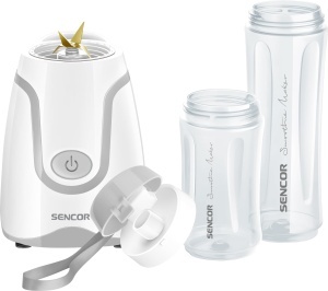 Blender Sencor 500W, 2 sticle Tritan BPA-free, alb - Img 2