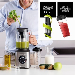 Blender Taurus Prior 1800 W, capacitate 2 L, 6 lame din otel inoxidabil - Img 7