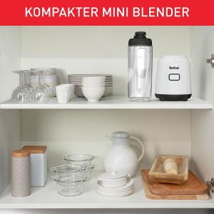 Blender Tefal Mix Move BL1501 300W Sticla To-Go 06L Design Compact AlbNegru - Img 6